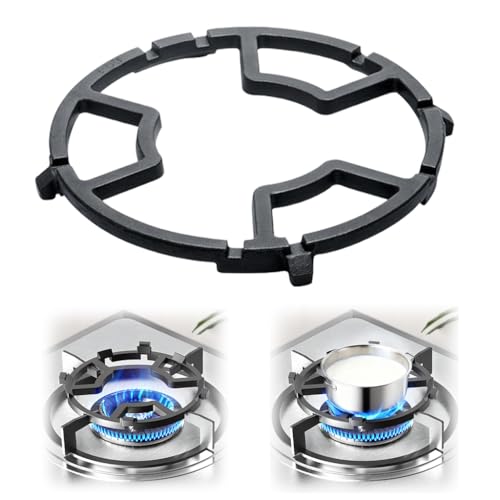 Supvox® Cast Iron Wok Ring for Gas Stove, Universal Durable Metal Kitchen Burner Stand, Gas Burner Accessorie - Image 1