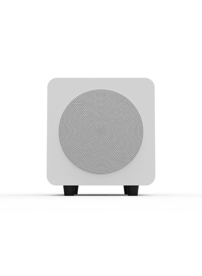 Kanto Audio SUB6 Sealed Powered Subwoofer, Matte White/White Grille - Image 2