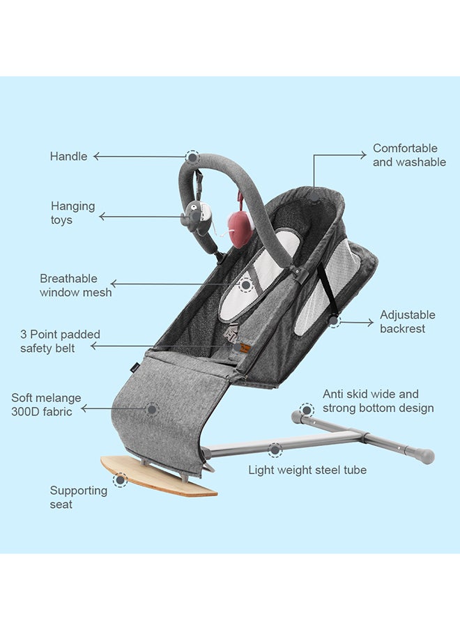 TEKNUM Baby Bouncer with Grab Toys - Wooden Dark Grey - pzsku/ZC02D37DBCC8BEC49FD28Z/45/_/1720708146/930d4d62-ce69-4467-89cd-e428395d4ae1