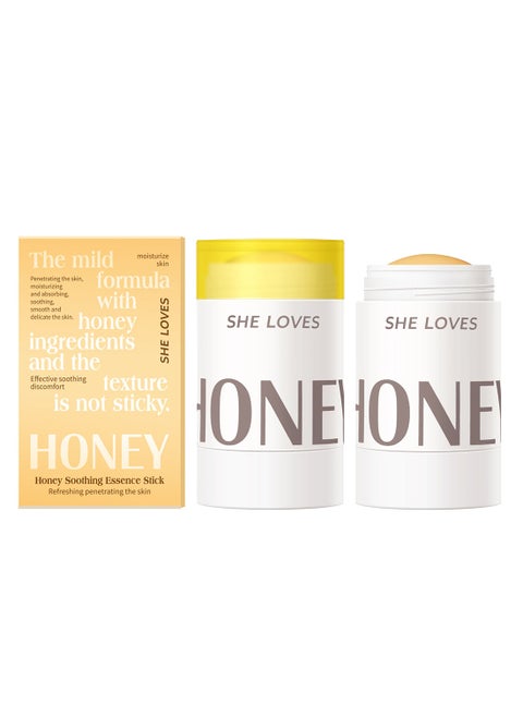 Honey Soothing Essence Stick Moisturizing Effective Soothing Refreshing Mild Penetrating to Smooth and Delicate the Skin and Sooth Redness on the Face and Neck 34g
