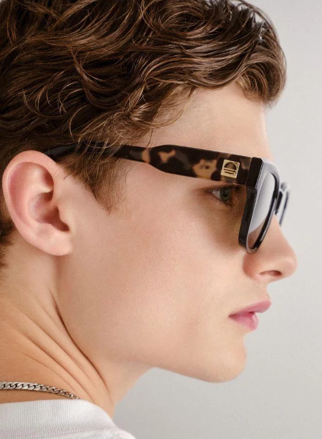 Solarized  MODERN D-FRAME Luxury Sunglasses for Men & Women – High Quality Designer Eyewear, UV Protection, Stylish Frames, Timeless Elegance, and Fashionable Eye Shades  | Best Price UAE