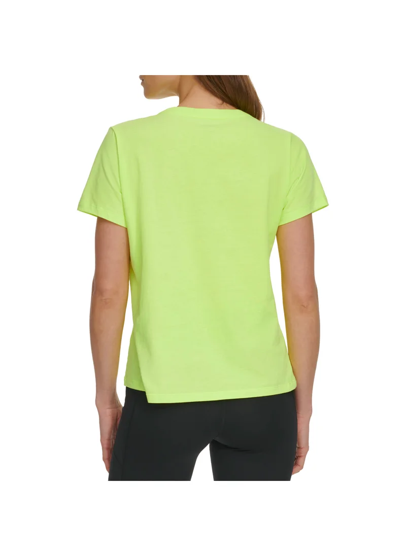 DKNY Sport Crew Neck Logo Printed T-Shirts