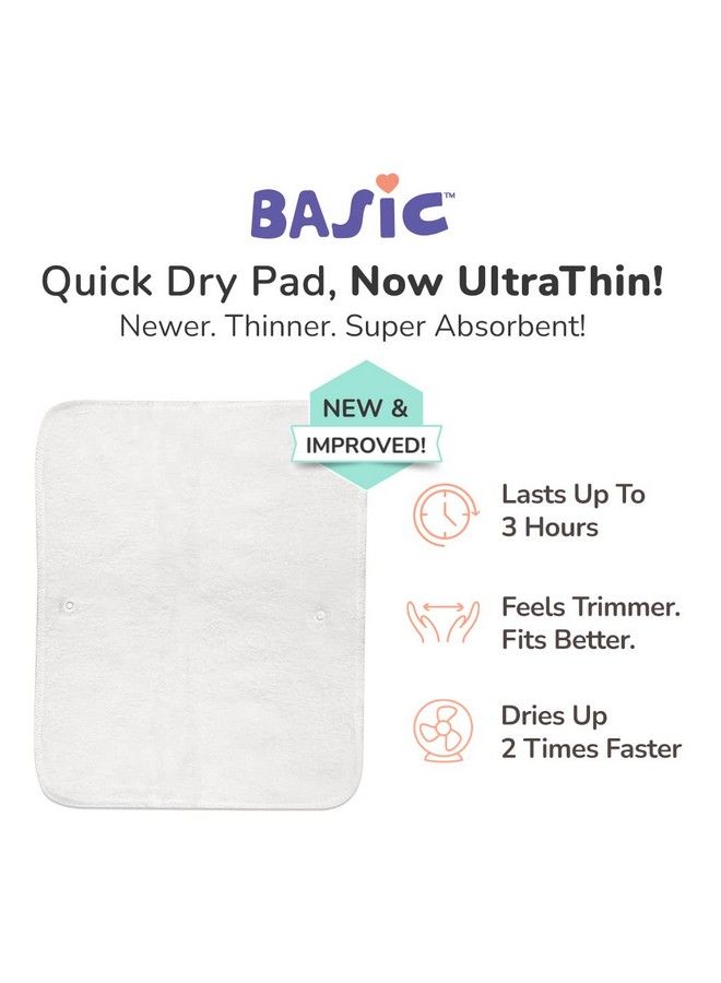 Superbottoms Basic Reusable Cloth Diaper With New Quick Dry Ultrathin Pads ; 100% Cloth Freesize Washable Diapers For Baby 0 3 Yrs ;Stay Dry & Lasts Up To 3Hrs ; Trim Fitting Dries 2Times Faster ; Doodles - Image 3