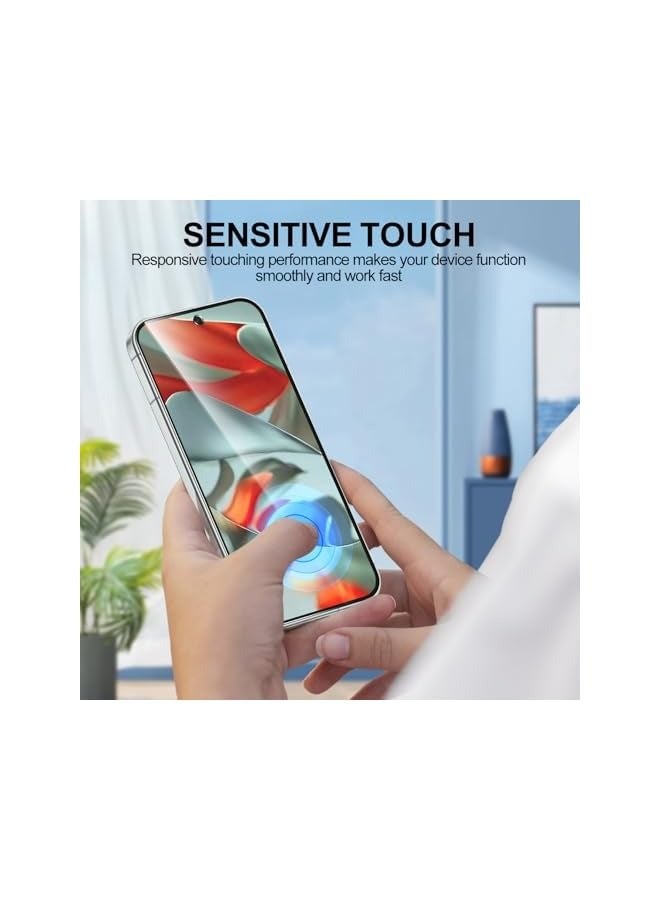 PROMASS [3 Pack] Screen Protector for Google Pixel 9/Pixel 9 Pro 2024 with Auto Alignment Kit, Tempered Glass Film Bubble Free Full Coverage, HD Clear - Image 3