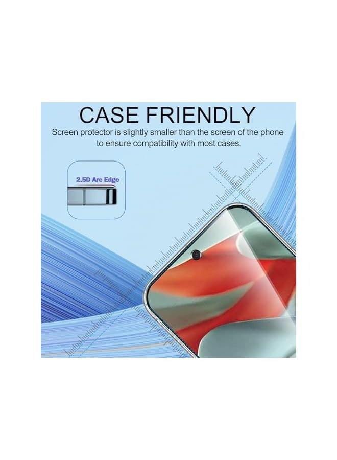 PROMASS [3 Pack] Screen Protector for Google Pixel 9/Pixel 9 Pro 2024 with Auto Alignment Kit, Tempered Glass Film Bubble Free Full Coverage, HD Clear - Image 5