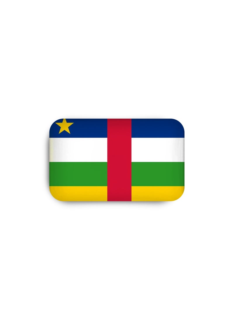 971ميديا شارة مغناطيسية بتصميم علم إفريقيا الوسطى - Image 2
