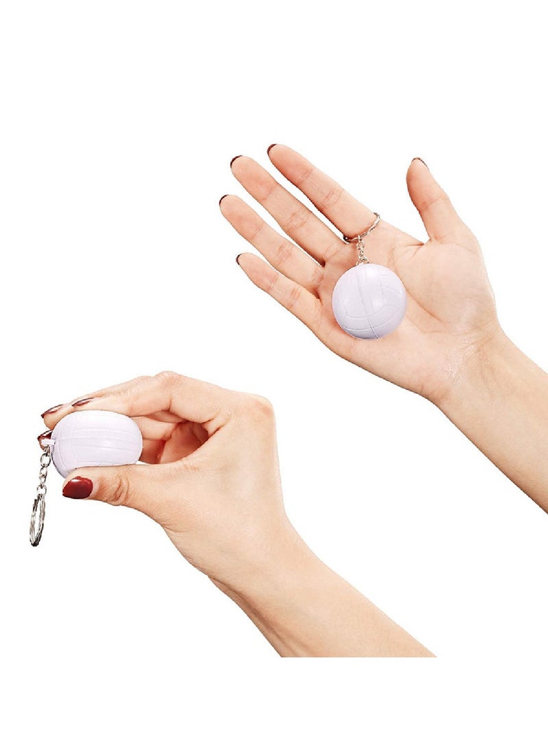 Genérico Mini Volleyball Backpack Pendant Children's Decompression Toy Stress Ball 2-Pack  - Image 3