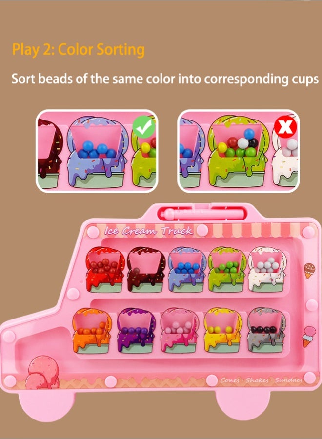 Fine Motor Skills Learning Wooden Toys, Magnetic Color and Number Matching Counting Maze Game, for Toddlers and Preschoolers, For Preschoolers Kids Boys Girls - Image 5