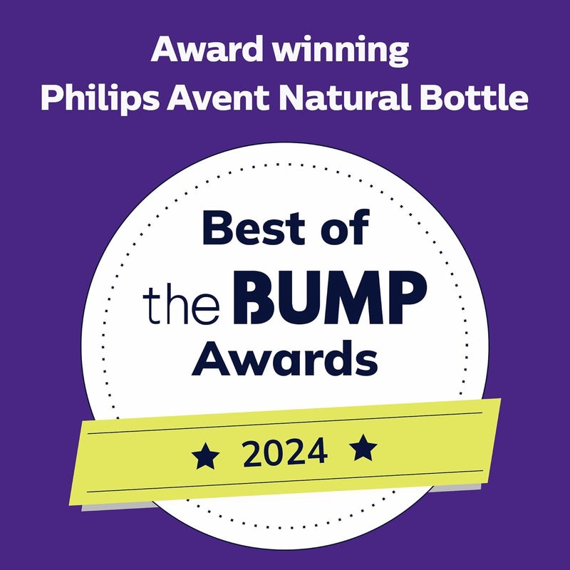 Avent Natural Baby Bottle with Natural Response, 0-3m, Pink, 125 ml, 4 Pack - Image 3