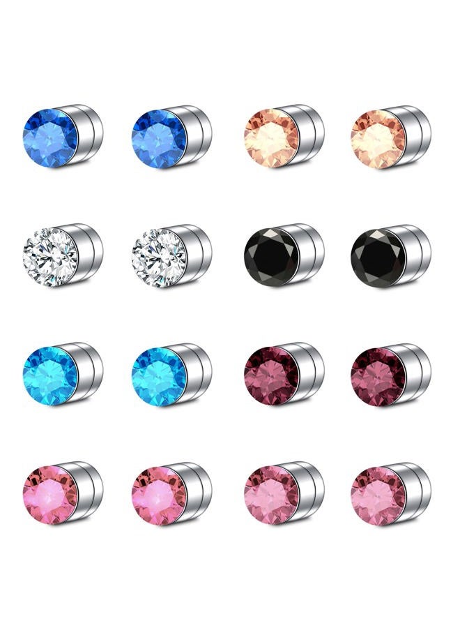 MODRSA Fake Noes Ring Hoop Fake Septum Fake Nose Ring Magnetic Septum Nose Ring Fake Nose Piercing Fake Nose Ring Stud Double Fake Noe Rings for Women Men, metal, stainless-steel - Image 1