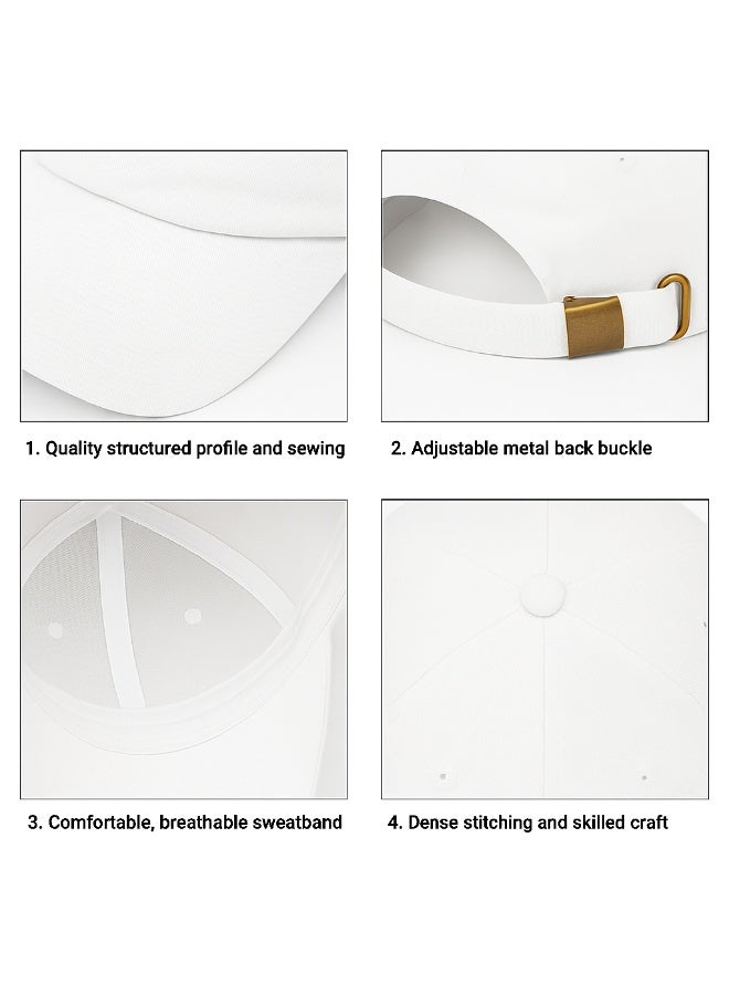 SARAOONT Kids Baseball Cap 100% Cotton Adjustable Hat for Boys and Girls – Soft Breathable Cap with Metal Buckle, Fits Head 52–54 cm (Ages 4–14) - Image 3