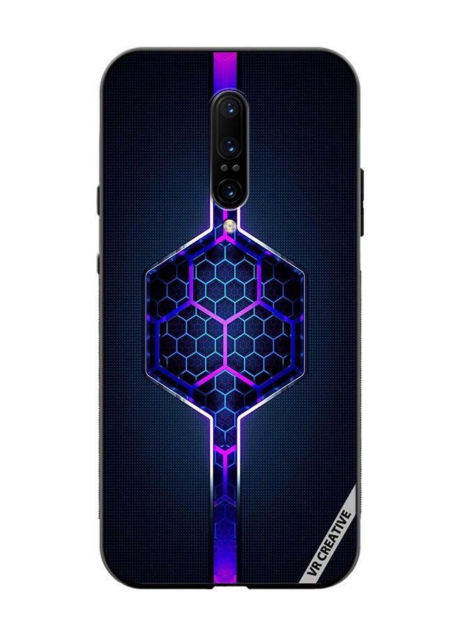 VR CREATIVE Protective Case Cover For OnePlus 7 Pro Abstract Design Multicolour - Image 1