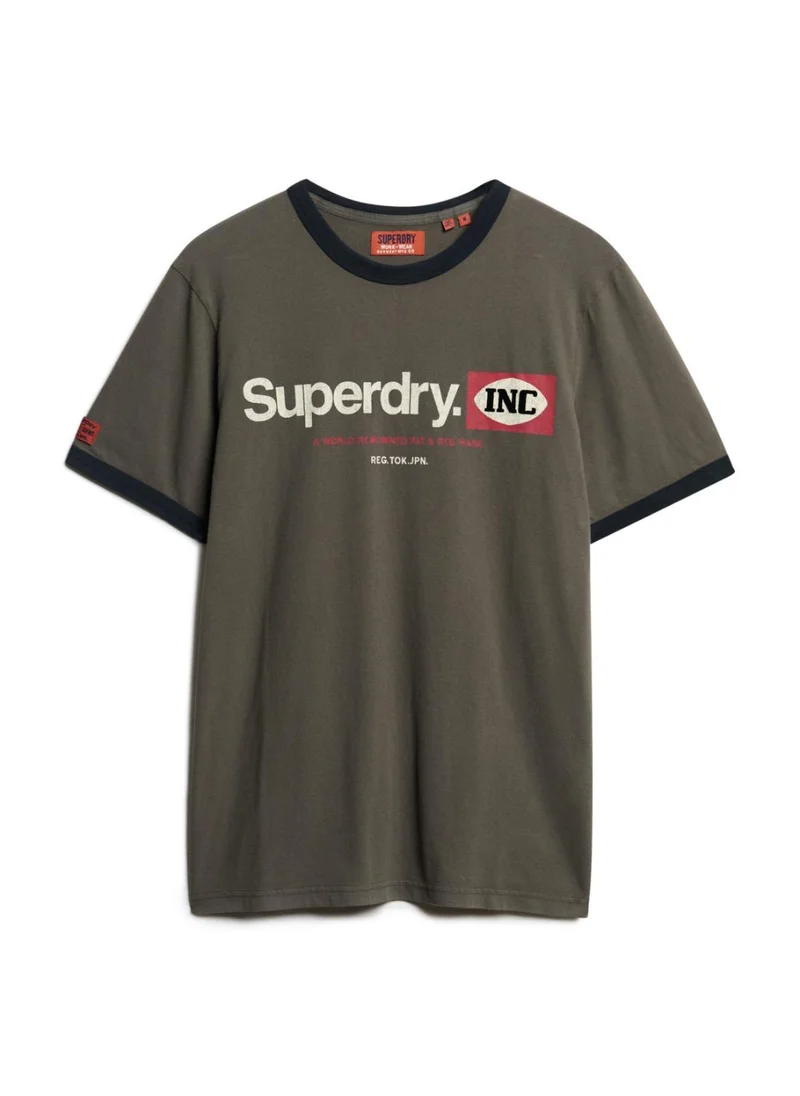 Superdry Cl Ringer Workwear Graphic Tee