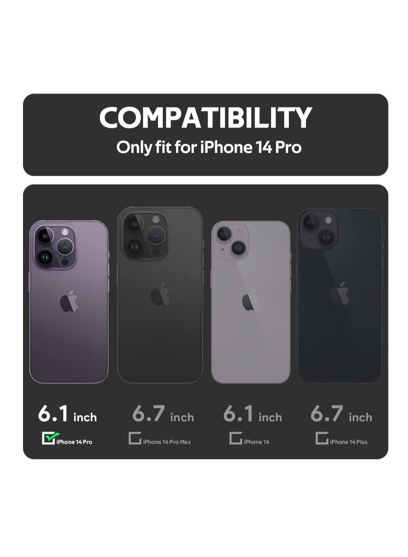 DUSALA Clear Case Compatible with iPhone 14 Pro Case, Shockproof Thin Silicone Cover, Yellowing-Resistant Slim Transparent TPU Phone Case - Image 5