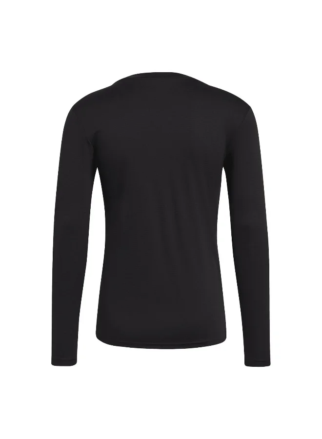 Adidas Adidas Team Base Tee Black Jersey (Long Sleeve) Jerseys For Men