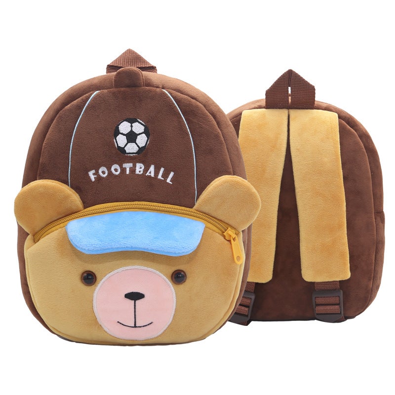 New Children'S Plush Cartoon Backpack Animal Games 2-4 Years Old Boys And Girls Backpack Kindergarten Schoolbag - Image 5
