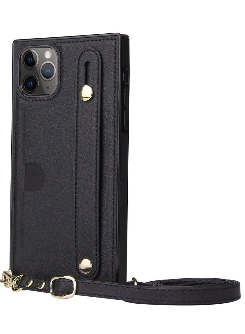 Loquat Suitable For iPhone Crossbody Lanyard Leather Case  - Image 2