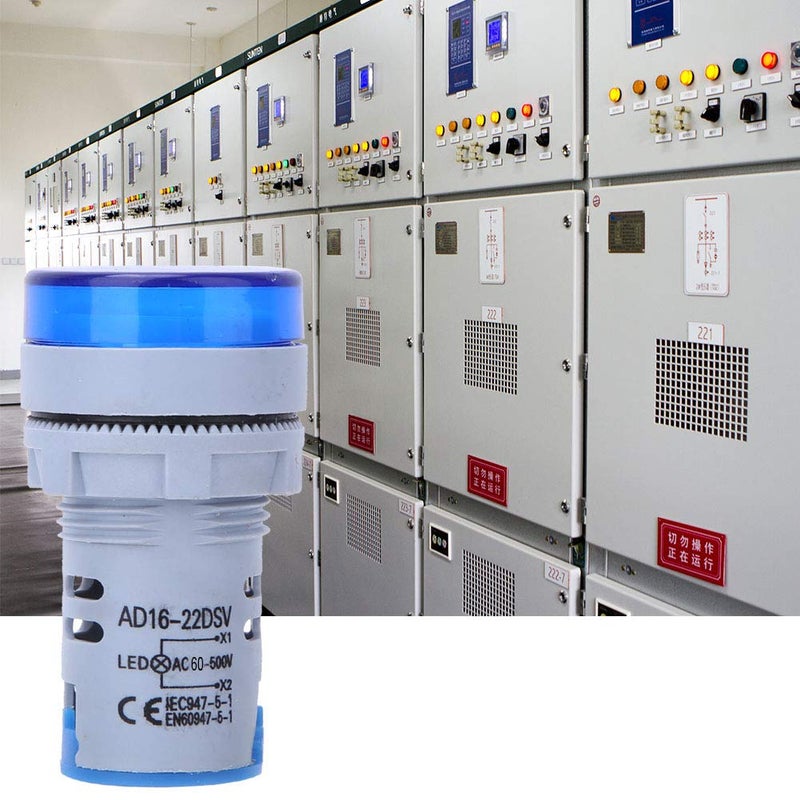 AC 60 500V عداد الفولت الرقمي LED 5 ألوان توصيل براغي عمر 100000 ساعة - Image 5