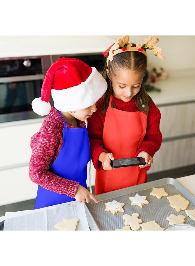 PLULON 16 Pcs Kids Aprons for Painting, Painting Apron Bulk for Kids Art Smocks Children Fabric Art Aprons for Art Painting Crafts Home Kitchen Classroom Party and Activity - Image 5