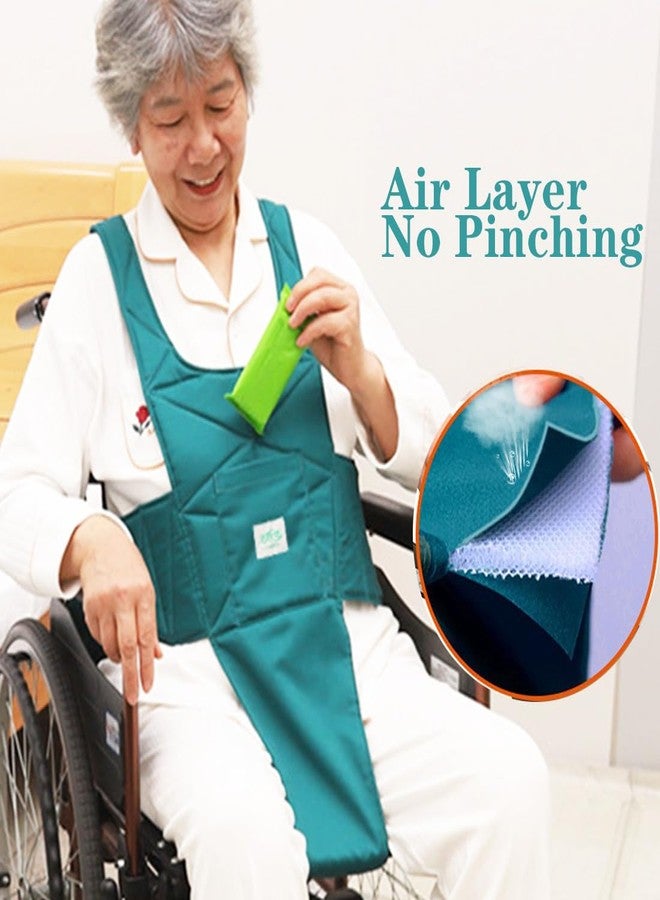 AUSTYLCO Wheelchair Seat Belt,Wheelchair Harness for Adult Anti-Fall Harness with Adjustable Shoulder Straps for Disable Elderly Patient - Image 2