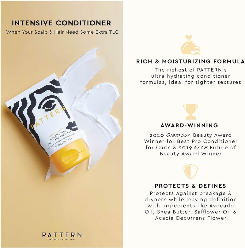 PATTERN Beauty by Tracee Ellis Ross Intensive Conditioner 29 Fl Oz Shea Butter Avocado Oil & Vitamin E Extreme Moisture for Curly Hair Curl Restoration and TightTextures 3a4c - Image 1