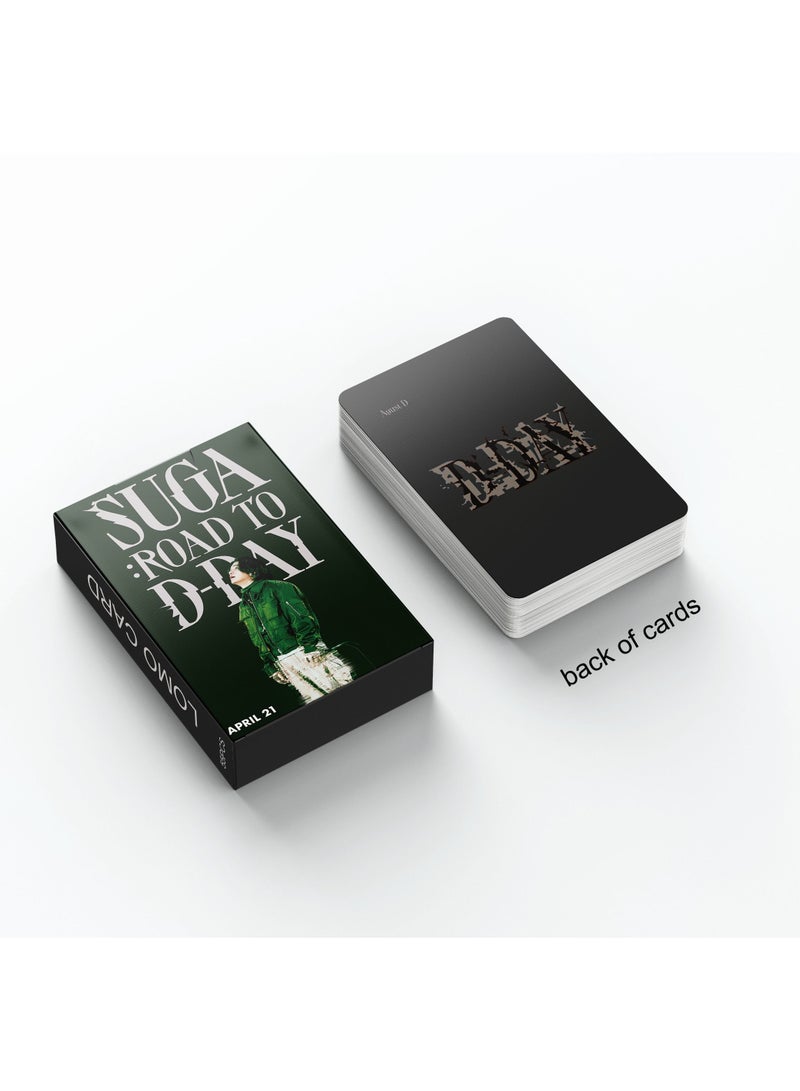 EHOME 55-Piece KPOP Suga D-Day Solo New Album Special Photo Filio Lomo Card  - Image 4