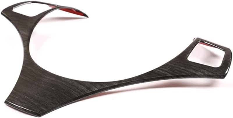 Wivplex Black Wood Grain ABS Steering Wheel Trim for BMW E90 3 Series - Image 3