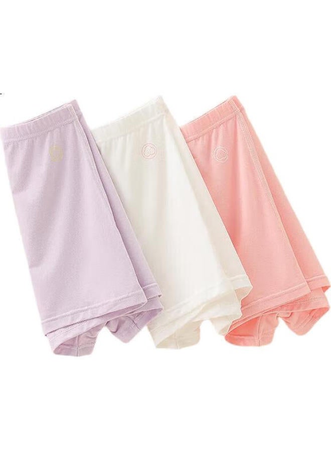 Red Bean Hongdou Children'S Underwear, Boys And Girls, Big Kids, Modal Boxer Briefs, Class A Antibacterial Pants, 3 Pairs, 4028 Combination 1, 150 - Image 1