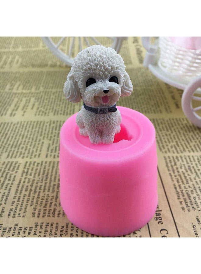 HiParty Hi-Party 2 Pack Small 3D Puppy Dog Silicone Candle Molds, Cute Pomeranian & Poodle Chocolate Candy Fondant Mold Cake Decorating Tool Poodle Making Candle Soap Resin Plaster Crayon Wax Melt Mold - Image 5