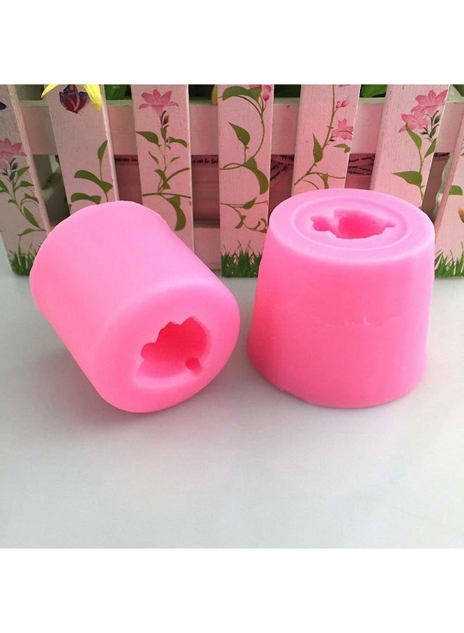HiParty Hi-Party 2 Pack Small 3D Puppy Dog Silicone Candle Molds, Cute Pomeranian & Poodle Chocolate Candy Fondant Mold Cake Decorating Tool Poodle Making Candle Soap Resin Plaster Crayon Wax Melt Mold - Image 3