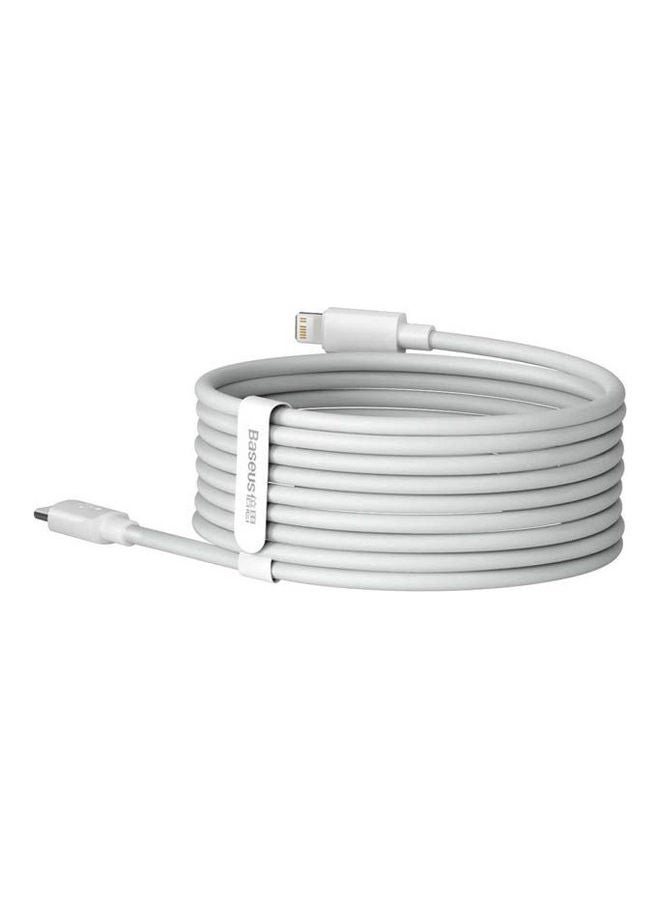 Baseus (2PCS/Set) USB C to Lightning Cable-Fast Charging Data Transfer, 1.5 Meter Power Delivery iPhone Cable 20W Compatible for iPhone 14 Pro Max, 14/13/12/11/X/XR/XS Max Supports Power Delivery White - Image 2