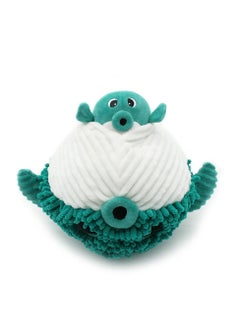 Les Deglingos Gobetou Blowfish Mom & Baby Plush Toy - Green Corduroy, Soft & Cuddly with Hidden Baby, Eco-Friendly for Babies and Toddlers  - Image 3