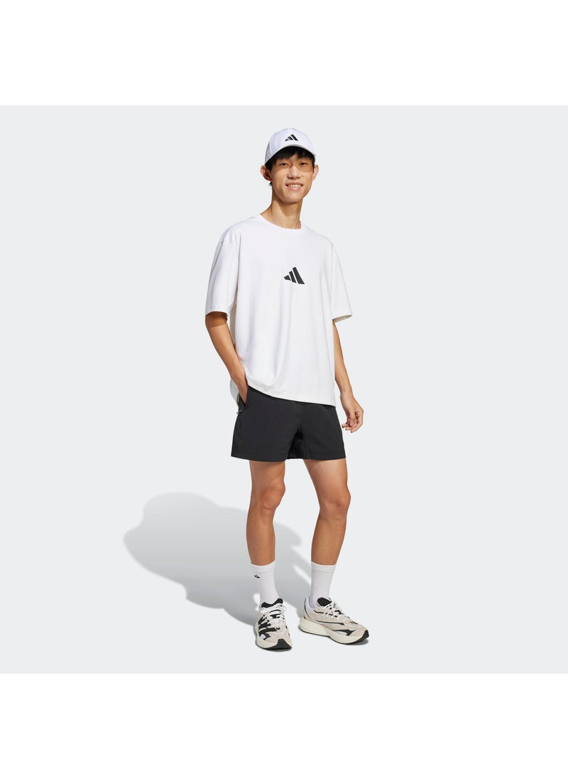 اديداس تي شيرت تدريب أبيض رجالي - Image 5