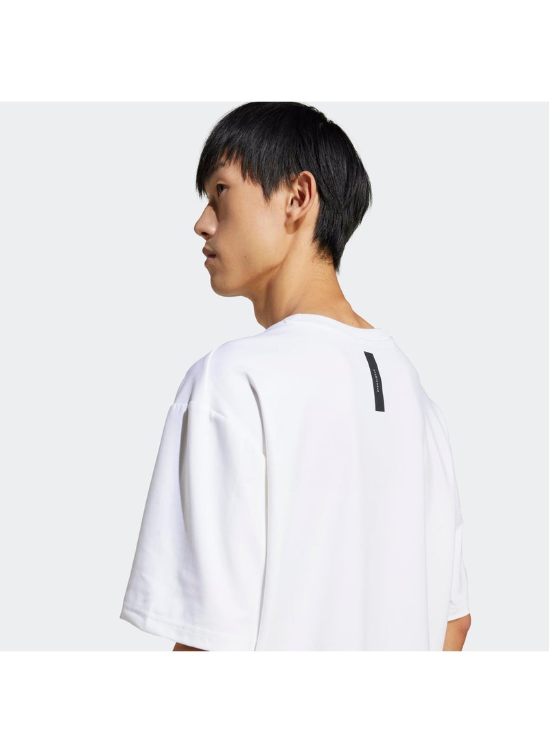 اديداس تي شيرت تدريب أبيض رجالي - Image 3