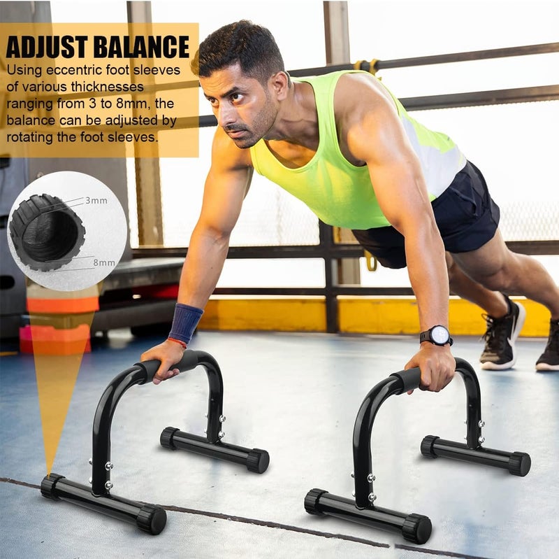 AmazeFan Parallettes Bars - Push Up Bars for Strength Training, Handstands, and Dips - Image 4