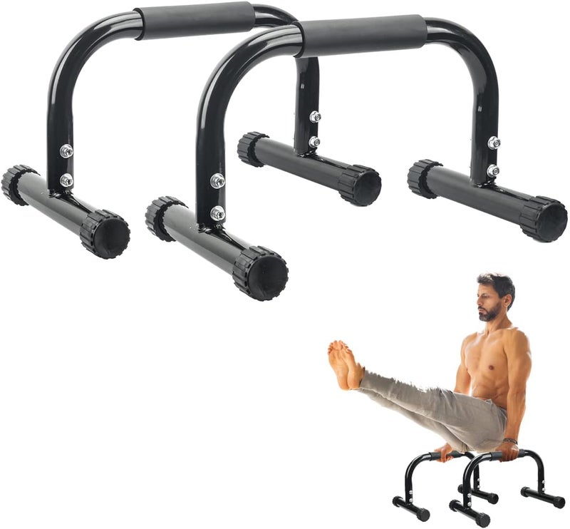 AmazeFan Parallettes Bars - Push Up Bars for Strength Training, Handstands, and Dips - Image 1