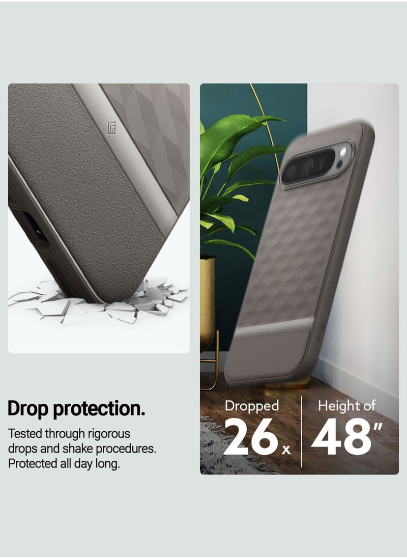 Caseology Parallax for Google Pixel 9 Case / Pixel 9 PRO Case Cover (2024) - Ash Gray  - Image 4