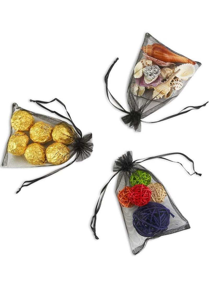 HomarKet 50 Pcs Large Organza Bags 16x22CM Organza Gift Party Favor Bags Mesh Bags Drawstring Gift Bags Jewelry Pouch Gift Wrap Bags for Christmas Wedding Shower Party Goodie  - Image 3