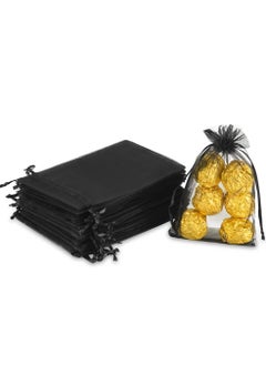 HomarKet 50 Pcs Large Organza Bags 16x22CM Organza Gift Party Favor Bags Mesh Bags Drawstring Gift Bags Jewelry Pouch Gift Wrap Bags for Christmas Wedding Shower Party Goodie  - Image 1