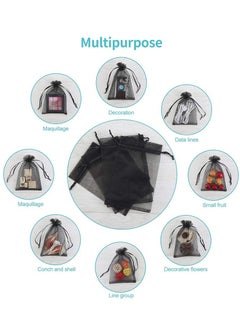 HomarKet 50 Pcs Large Organza Bags 16x22CM Organza Gift Party Favor Bags Mesh Bags Drawstring Gift Bags Jewelry Pouch Gift Wrap Bags for Christmas Wedding Shower Party Goodie  - Image 4