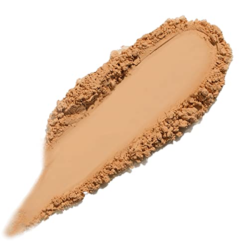FOCALLURE Flawless Pressed Powder Control Shine Smooth Complexion Pressed Setting Powder Foundation Makeup Portable Face Powder Compact LongLasting Matte Finish Sand - Image 5