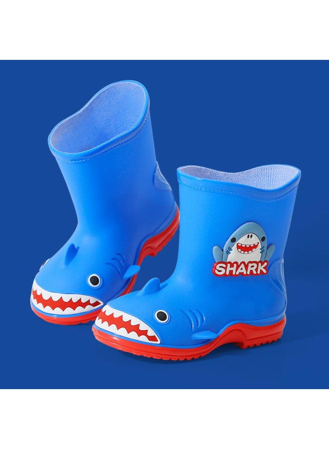 Children's Rain Boots, Women's Velvet Warm Removable Water Shoes, Non-slip Waterproof Rain Boots, Toddlers, Middle-aged Kidsren, Baby Boys' Boots