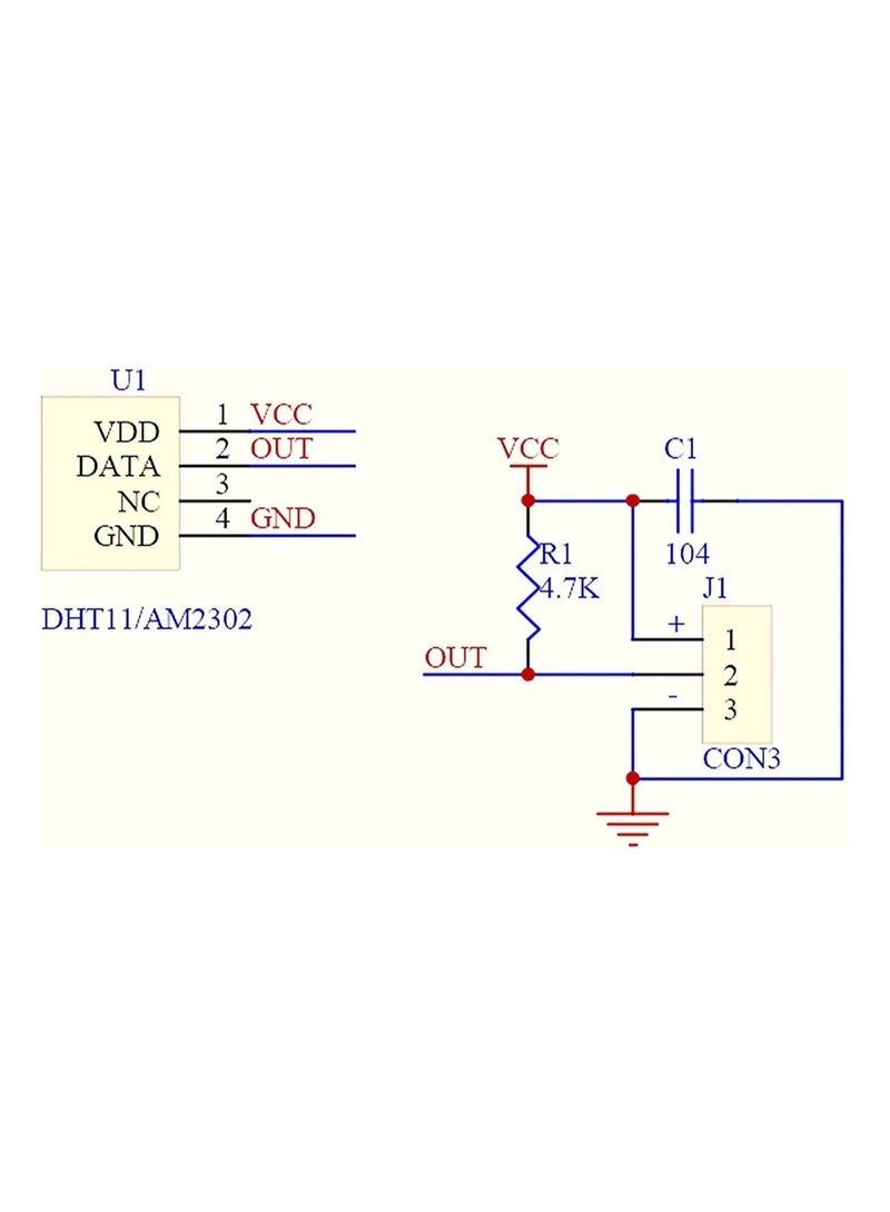 5 وحدات DHT22 AM2302 (يحل محل SHT11 / SHT15) ل Arduino - Image 3