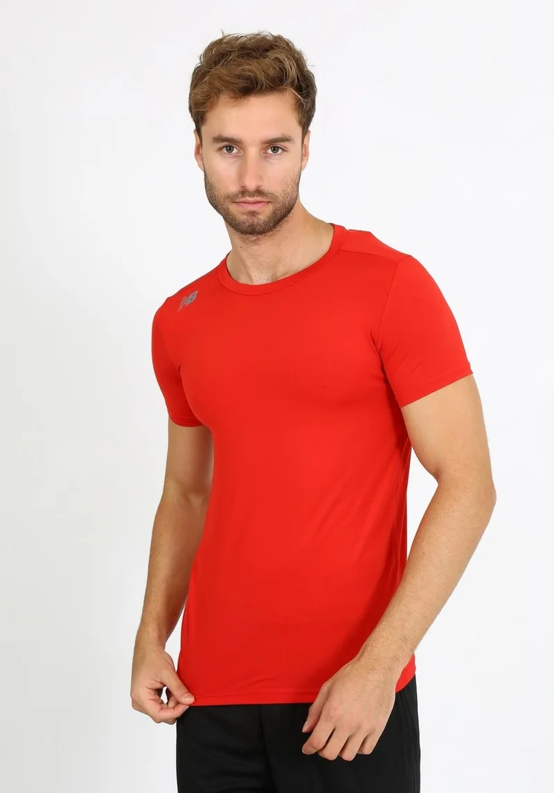 New Balance NBTM2109-CHR Men's Short Sleeve T-Shirt