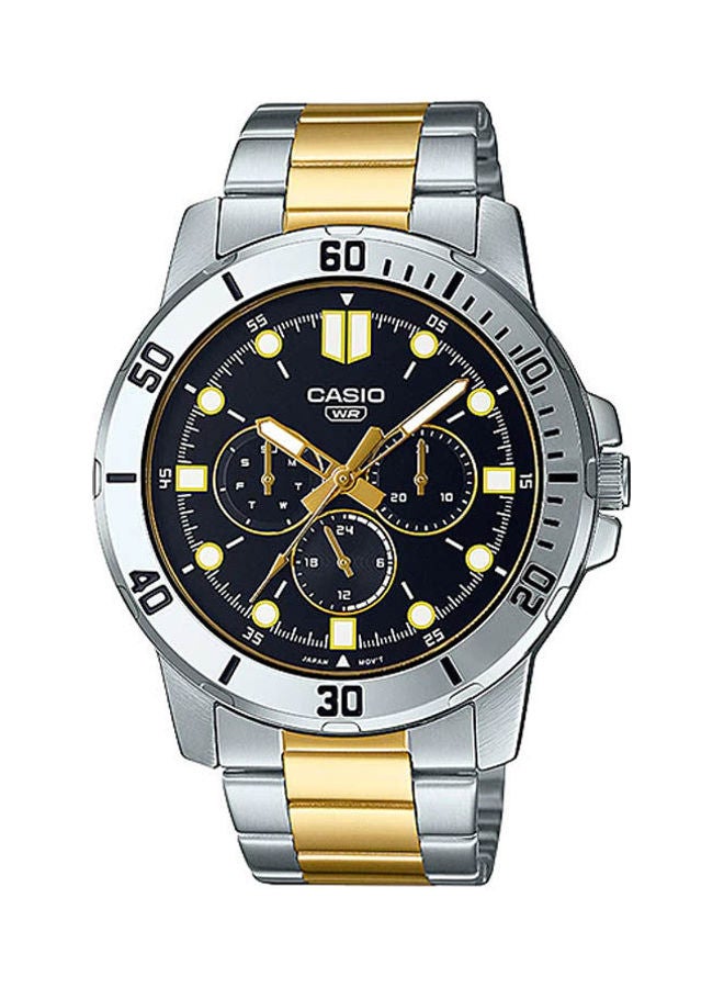 Men Stainless Steel Analog Watch Mtp-Vd300Sg-1Eudf