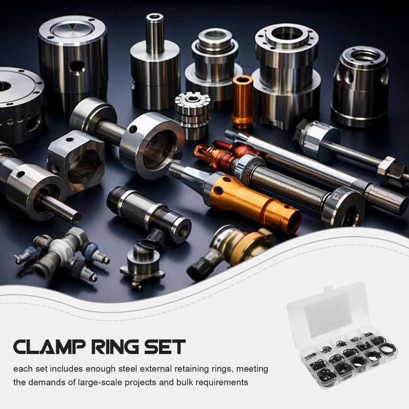 320pcs Retaining Assortment Kit External Retaining Convenient Retaining Retaining C-Clamps Small Clips Retainer Clamps - Image 4