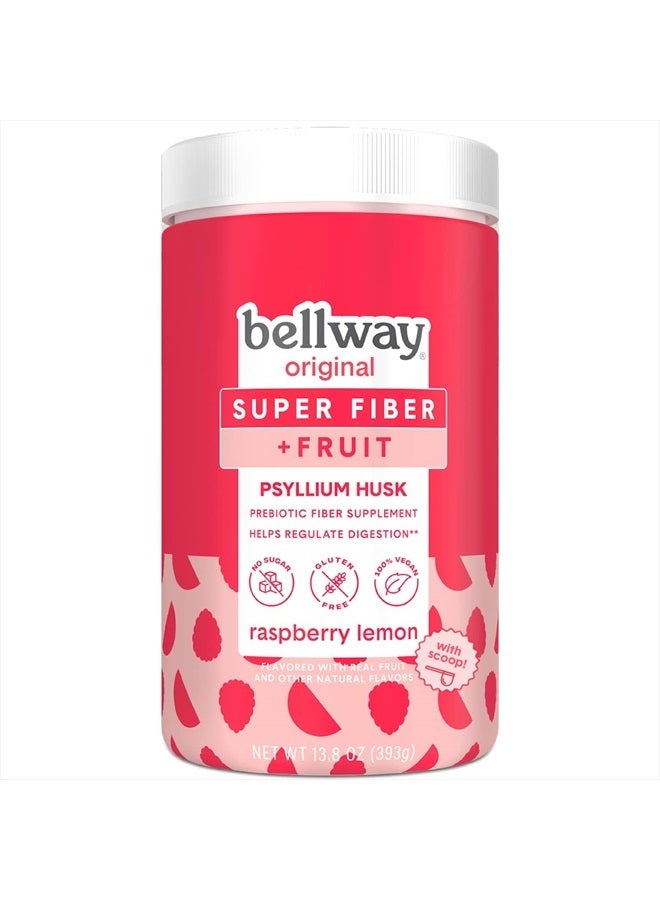 Bellway Fiber Super Fiber Powder + Fruit, Sugar-Free Psyllium Husk Fiber Supplement Powder, Pineapple Passion Fruit (12.9 oz) - Image 1
