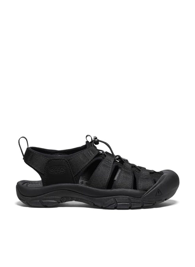 KEEN Men's Newport H2 Closed Toe Water Sandals, Triple Black, 9 US - Image 1