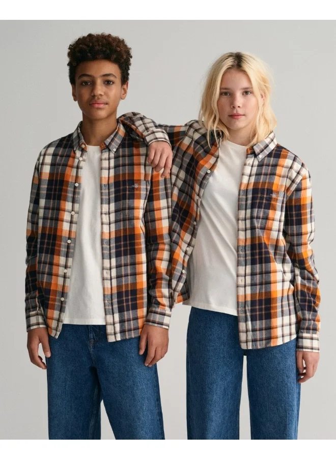 غانت Gant Teens Shield Shield Checked Shirt