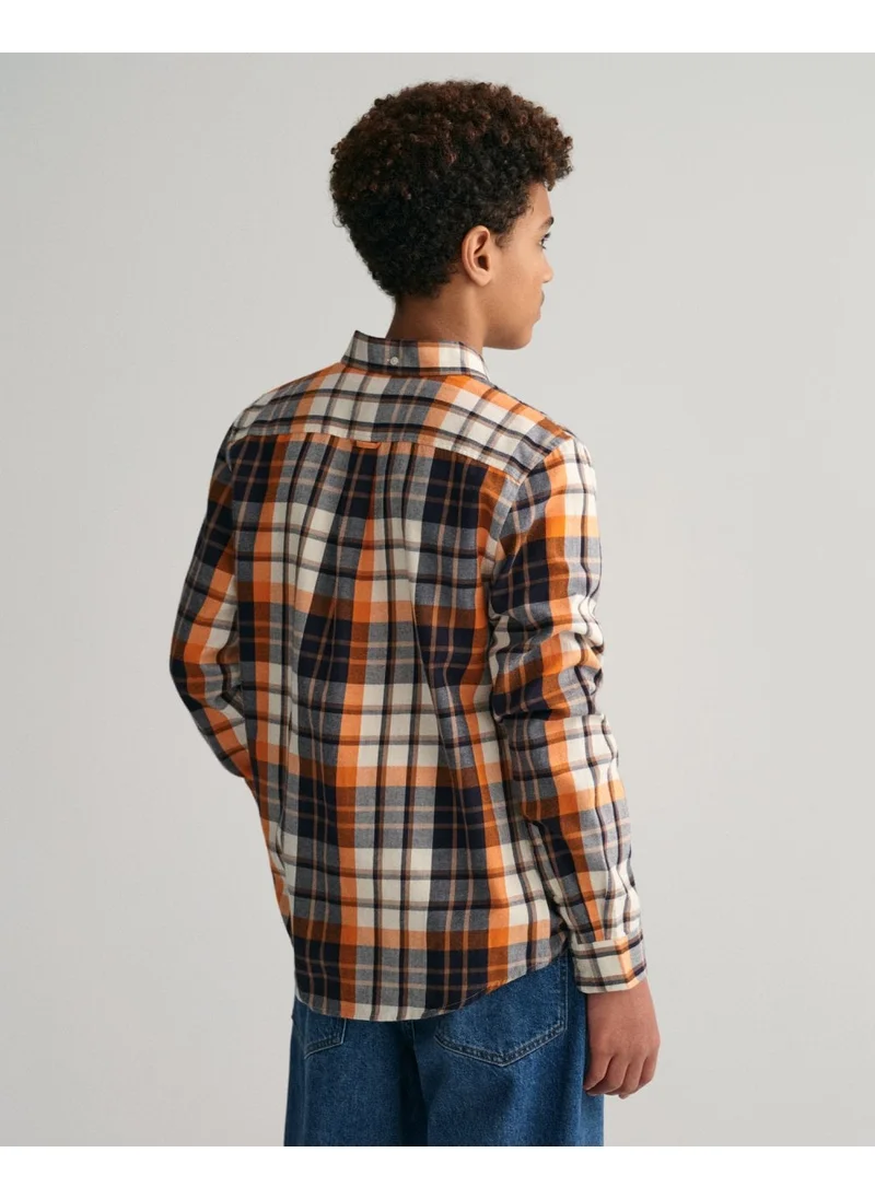 GANT Gant Teens Shield Shield Checked Shirt